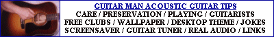 Guitar Man Acoustic Guitar Tips